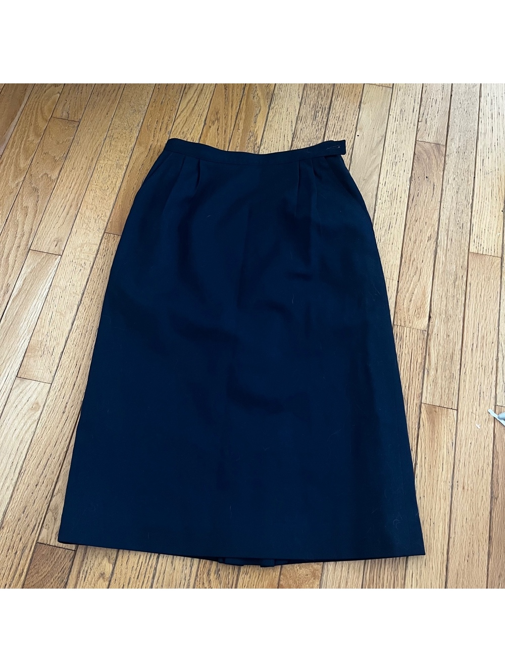 Pendleton Navy Virgin Wool Pencil Skirt Size 8